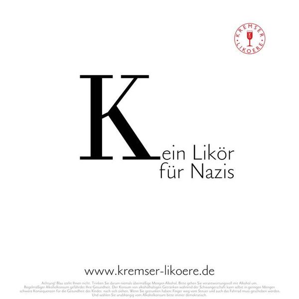 Sticker „Kein Likör für Nazis“ – Motiv